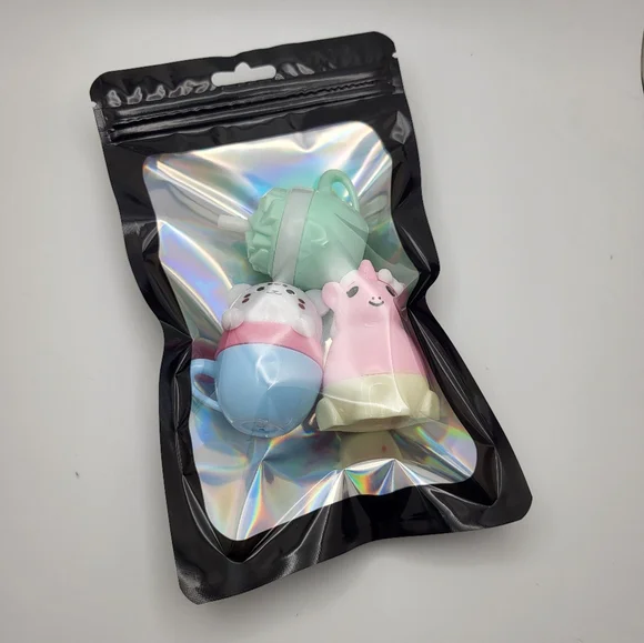 Cute Kawaii 3-Pack Lip Balms NEW - Picture 7 of 7